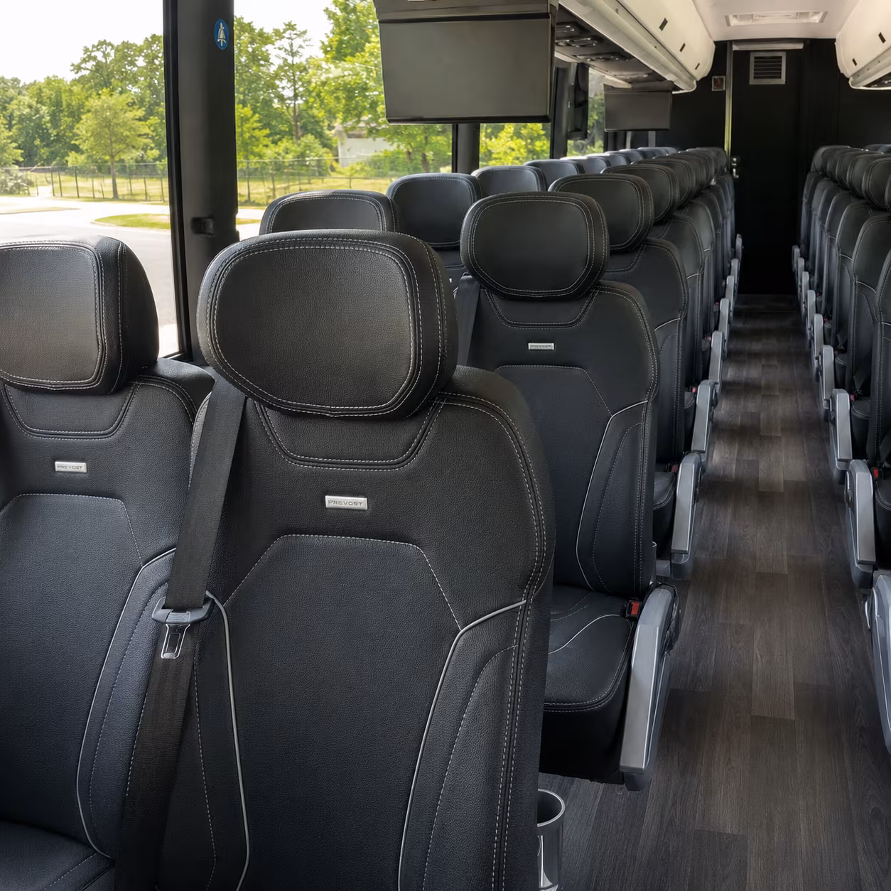 corporate and conference long distance bus service from midwest city