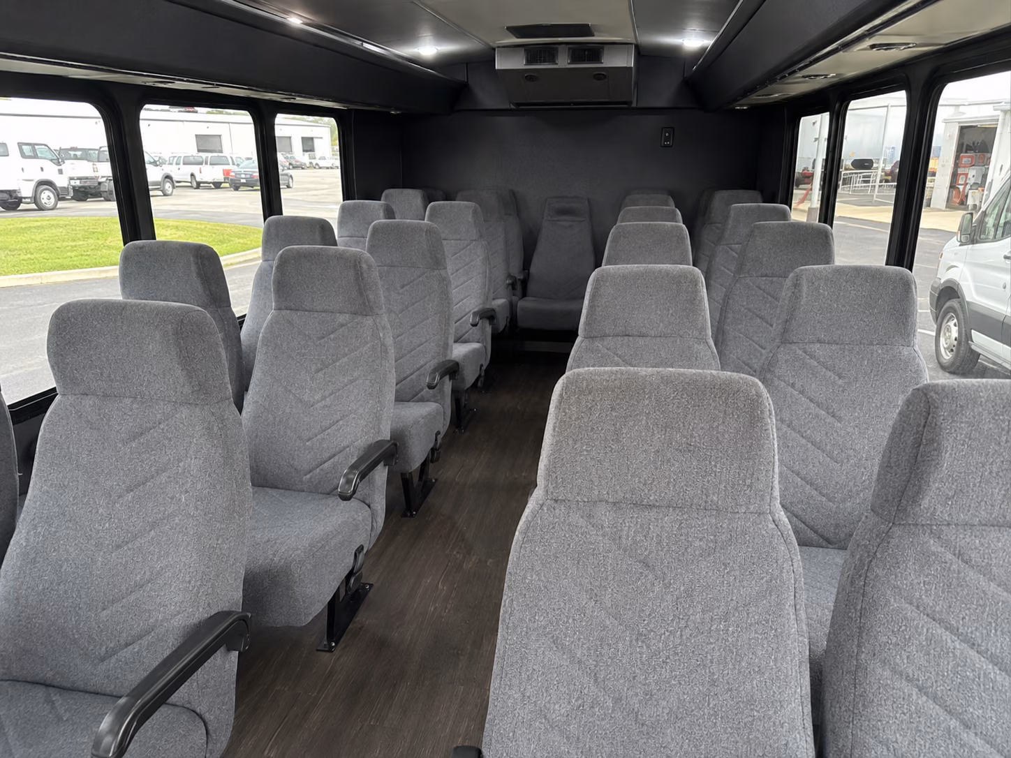 guest shuttle buses between midwest city hotels and wedding venues
