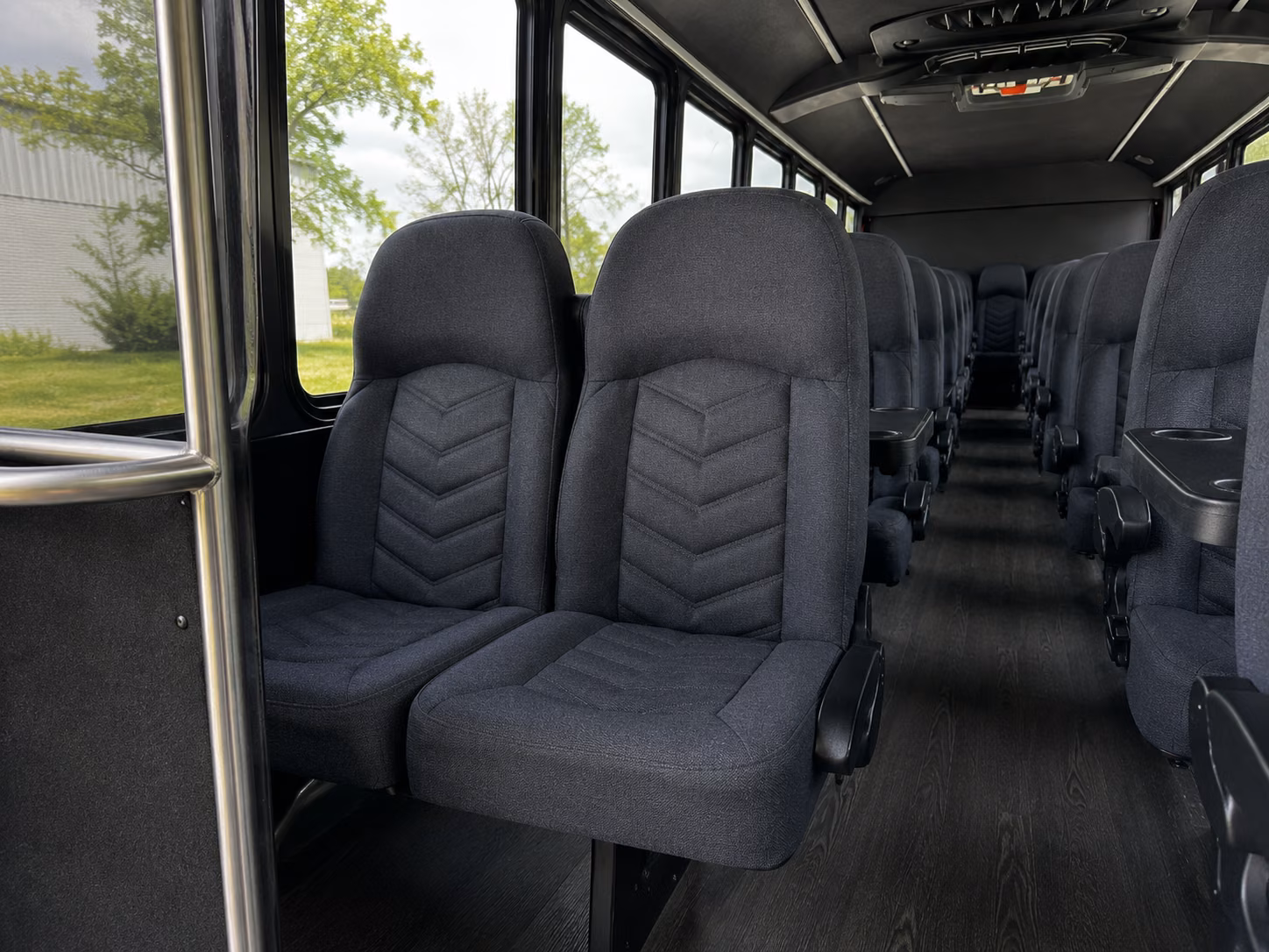midwest city 15 passenger minibus interior