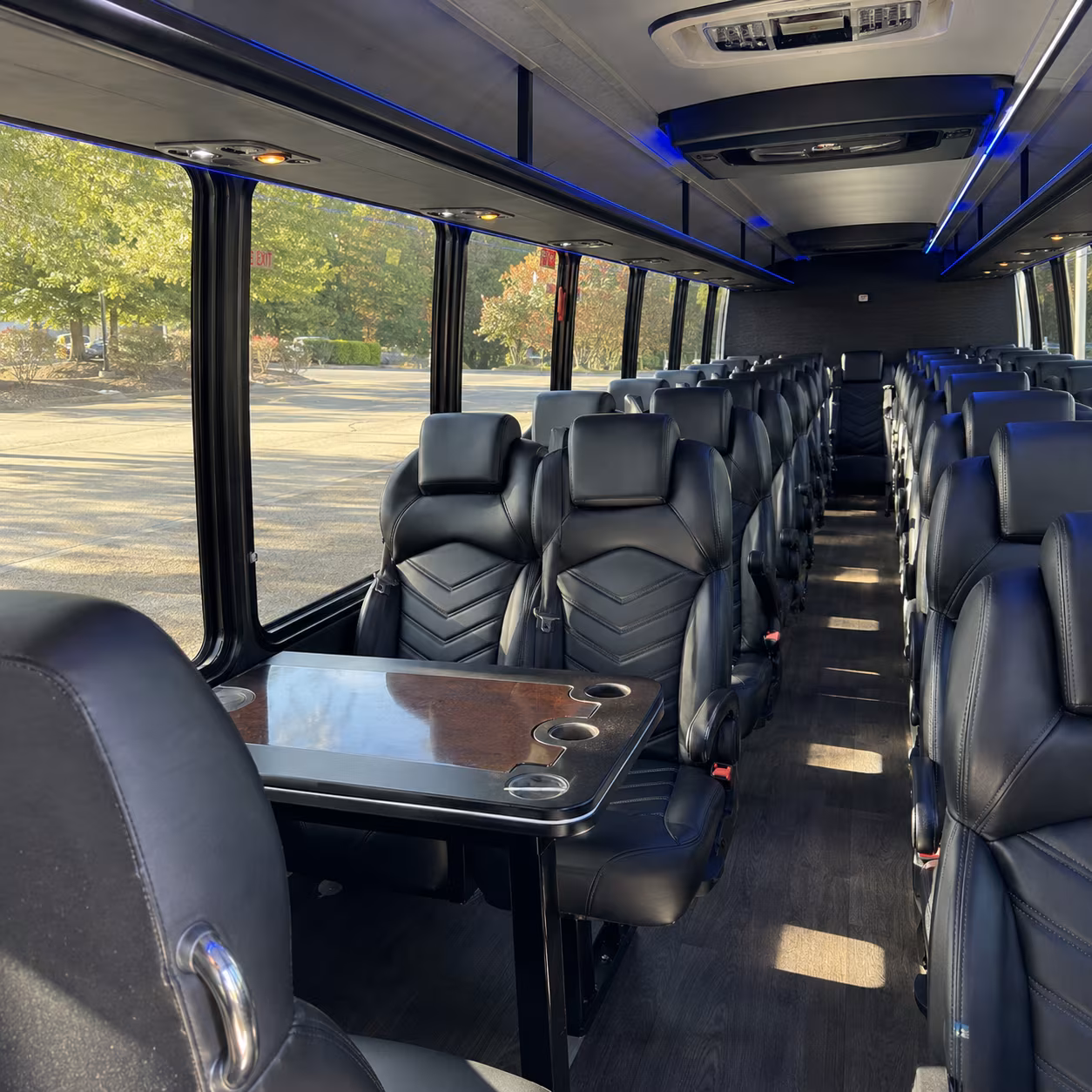 midwest city 30 passenger minibus interior