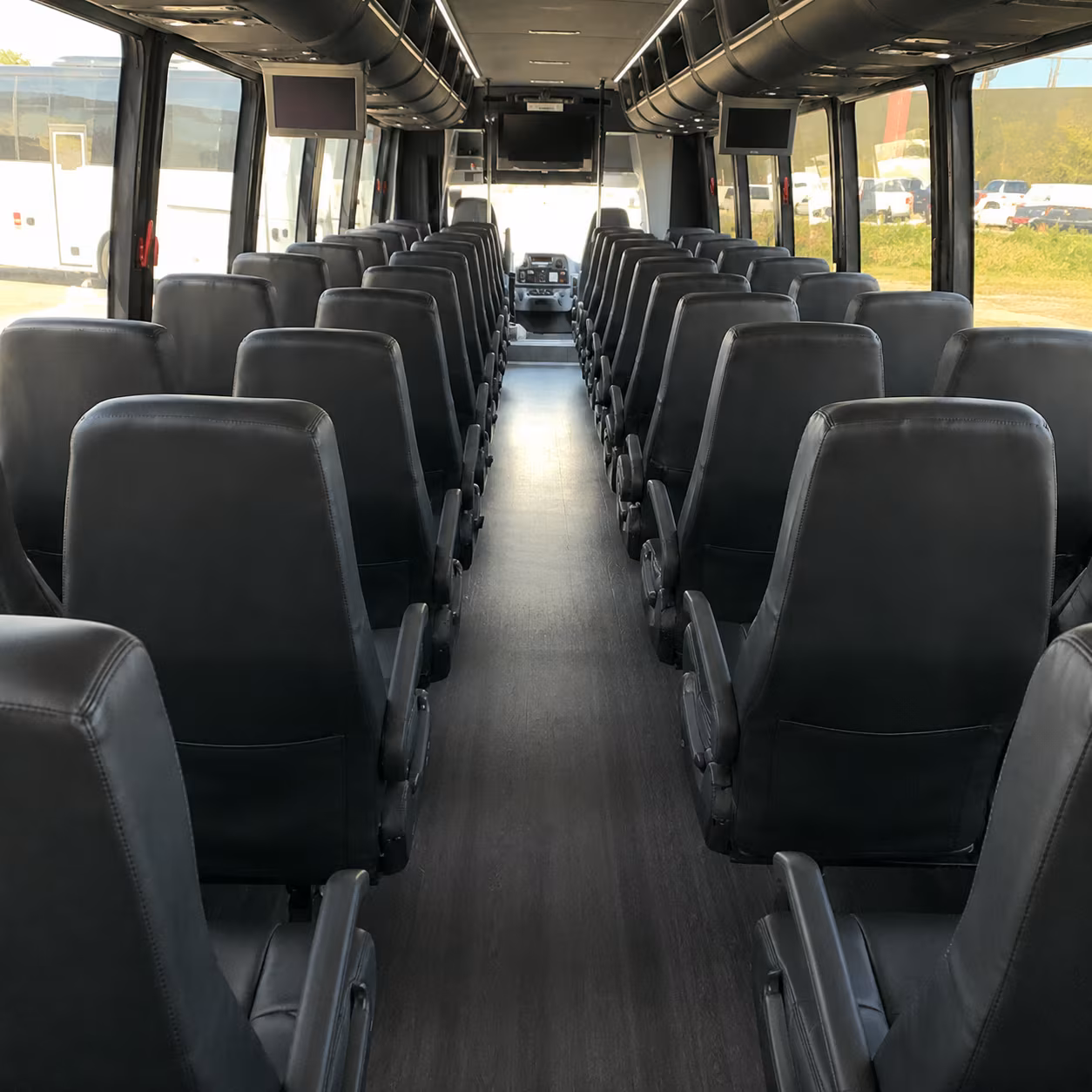 midwest city 35 passenger minibus inside