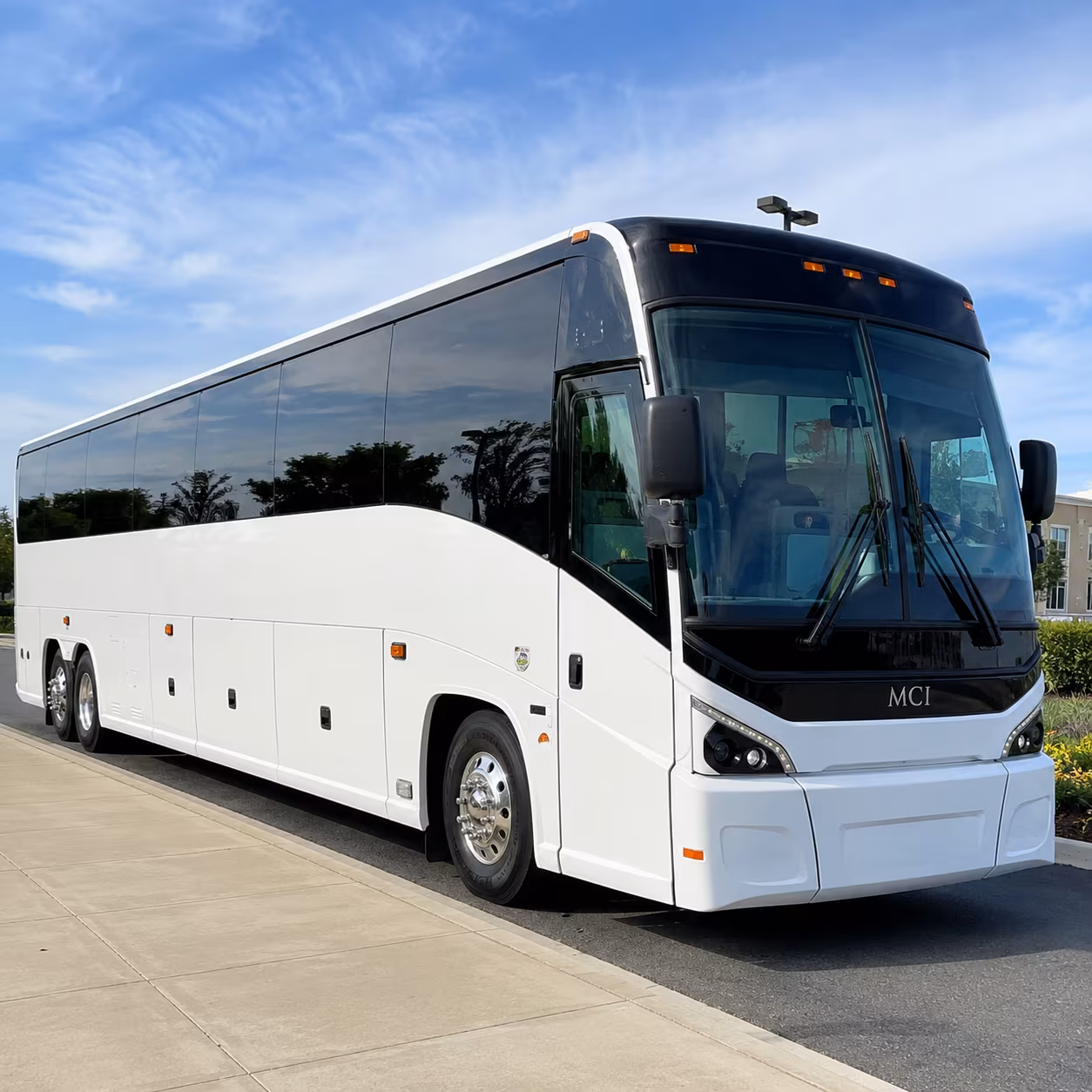midwest city 56 passenger charter bus