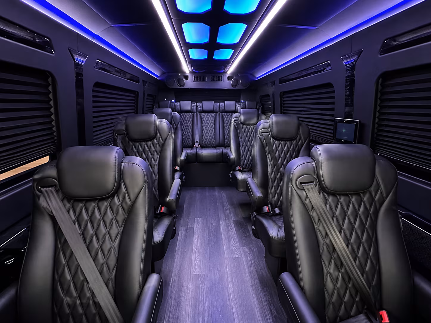 midwest city corporate event transportation onboard seating