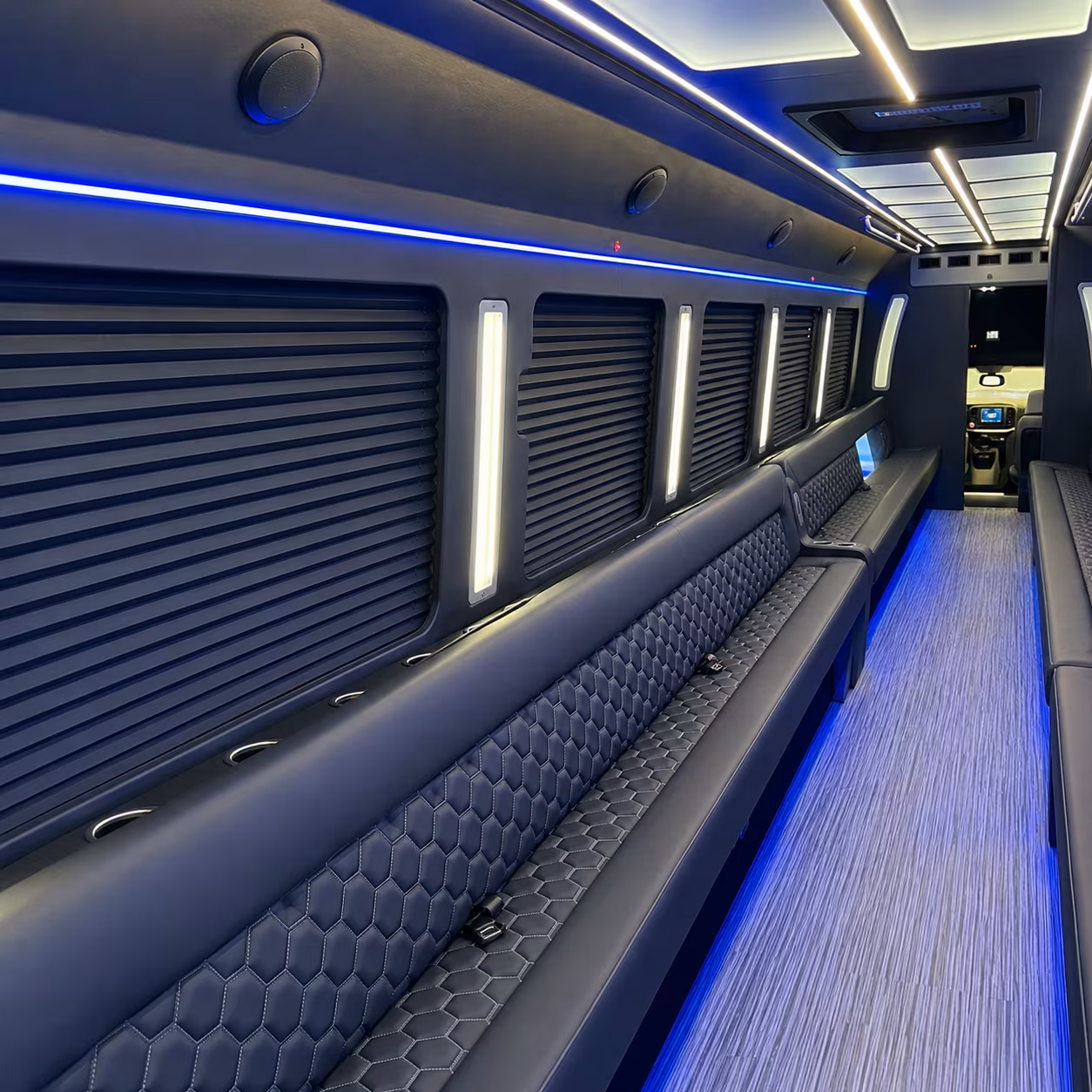 midwest city party bus inside
