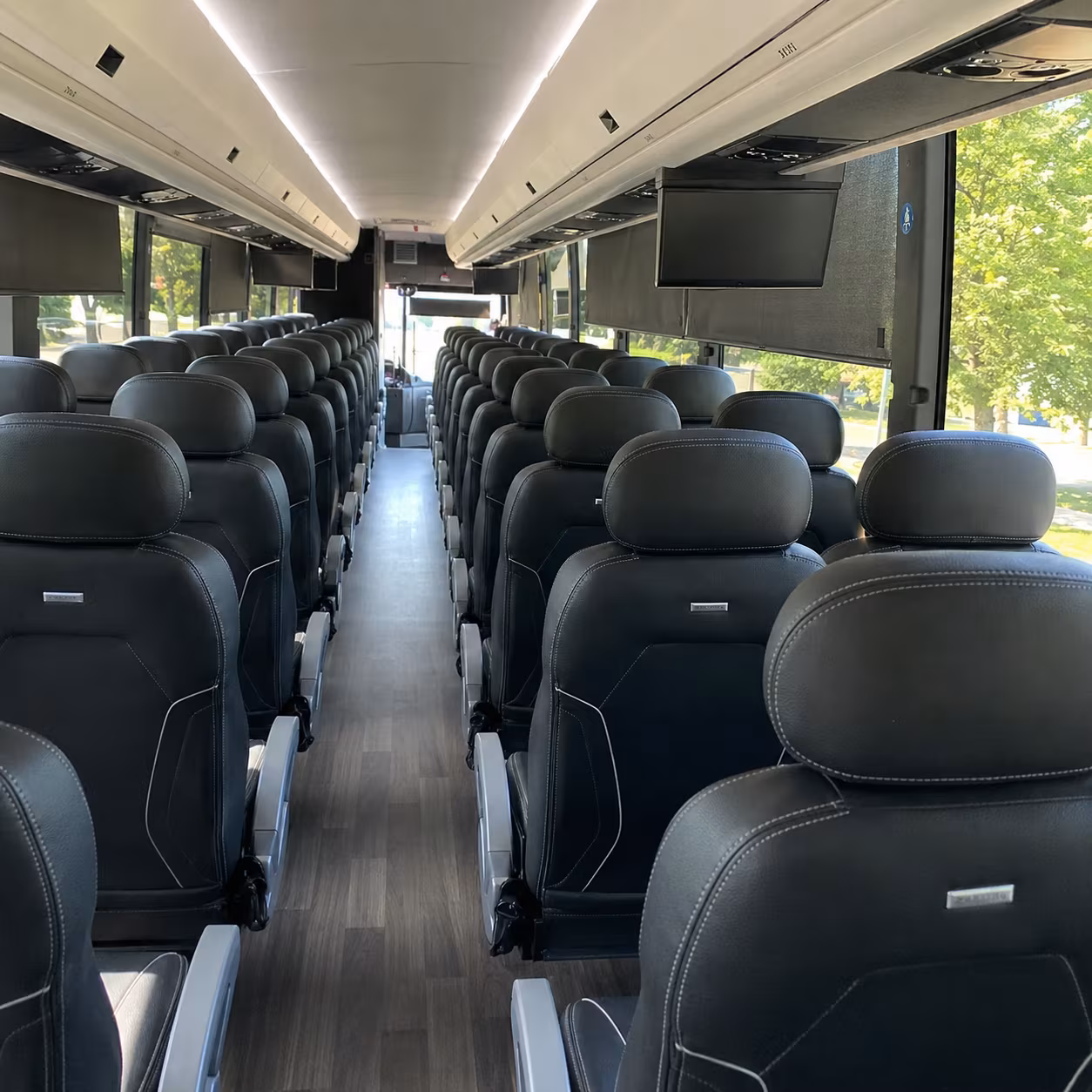 midwest city religious group transportation onboard seating