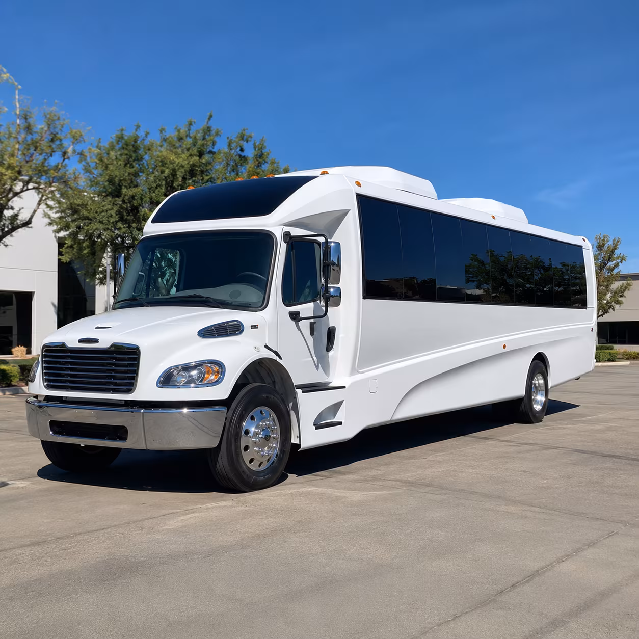 midwest city shuttle buses for weekly sunday service and regular worship