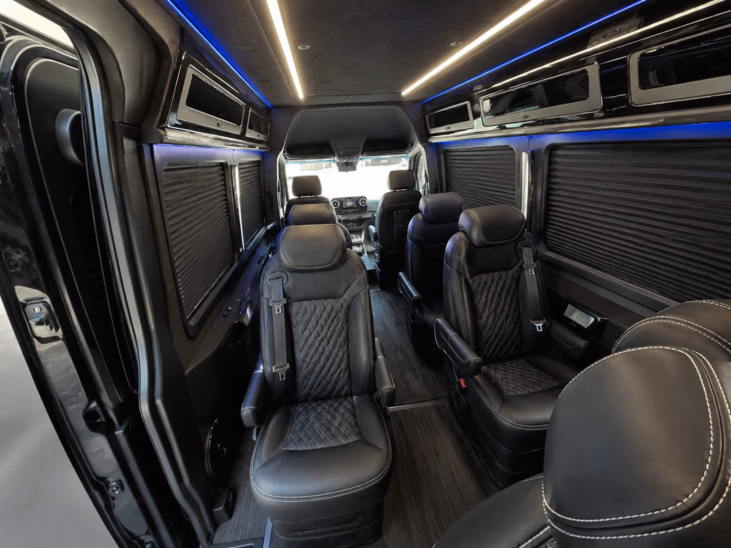 midwest city sprinter van with driver inside