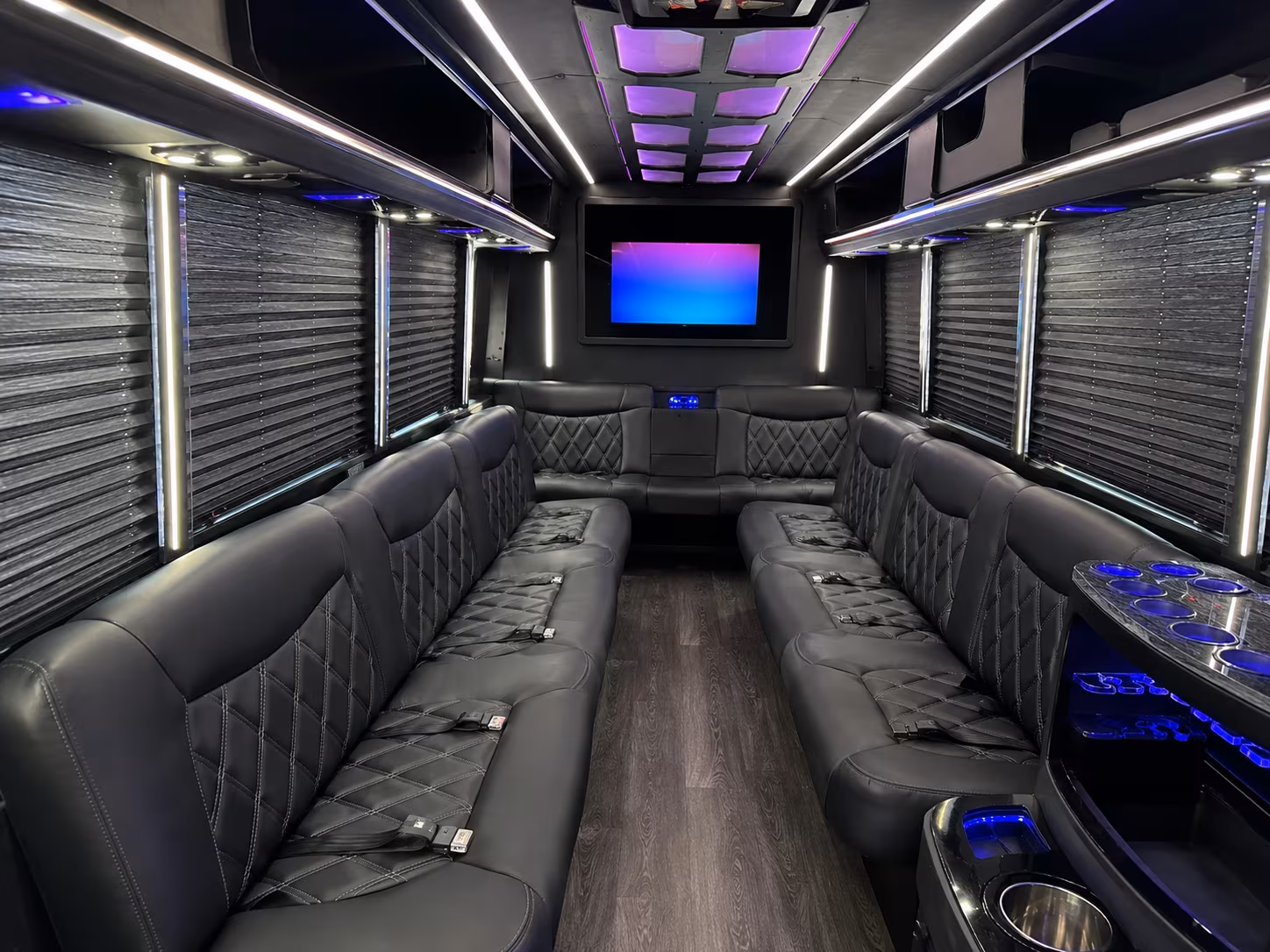 party buses for midwest city wedding parties and bridal groups